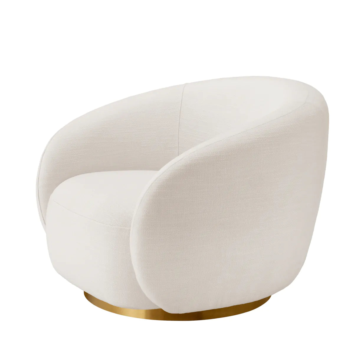 Brok Swivel Chair - Avalon White