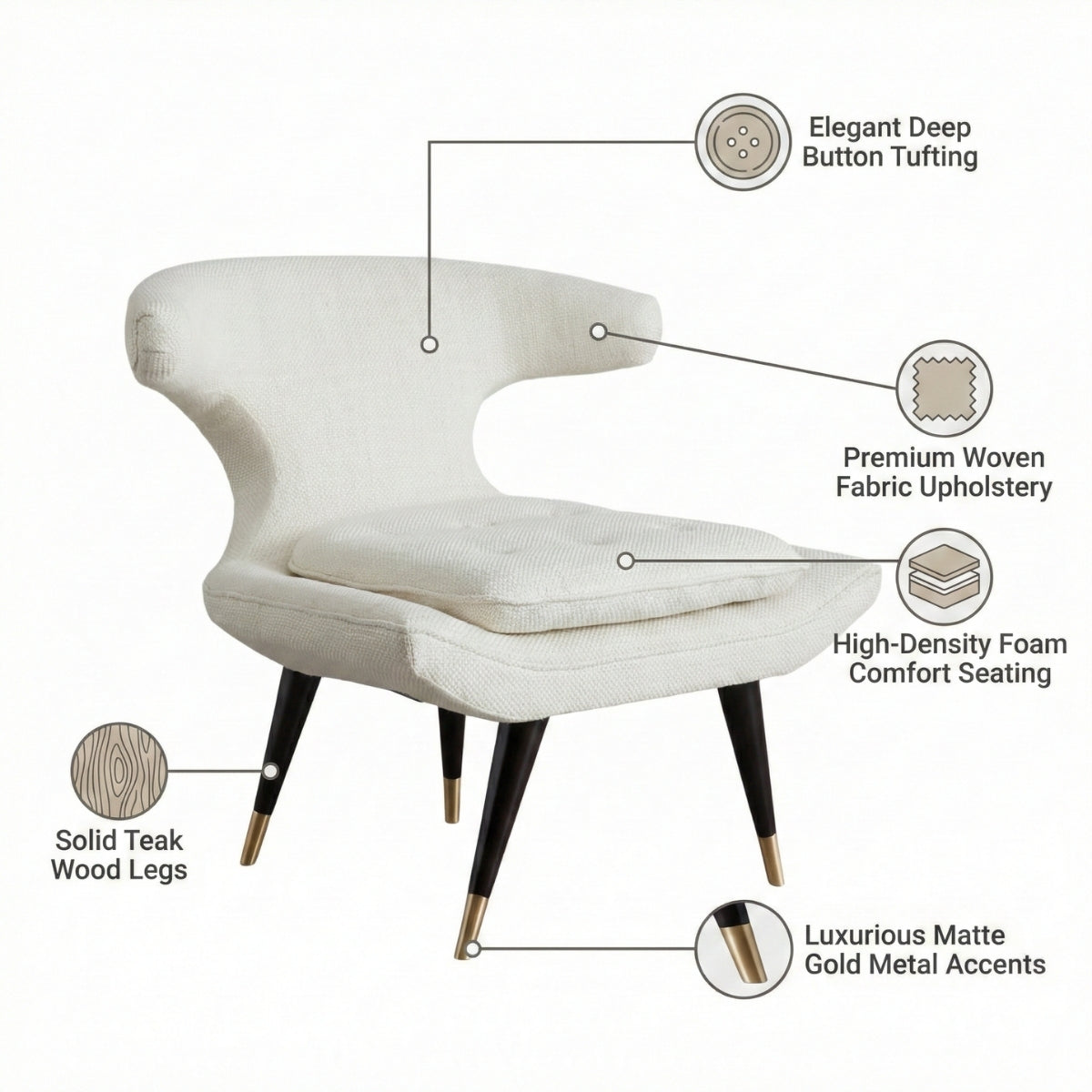 Tarrington Tufted Accent Chair
