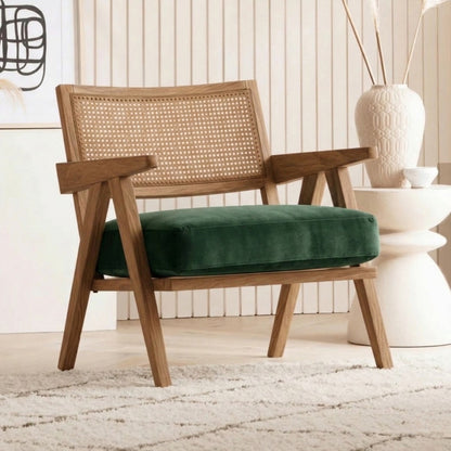 Abel Rattan Accent Arm Chair