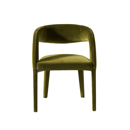 Imani Velvet Dining Chair (Artichoke) - Set of 2