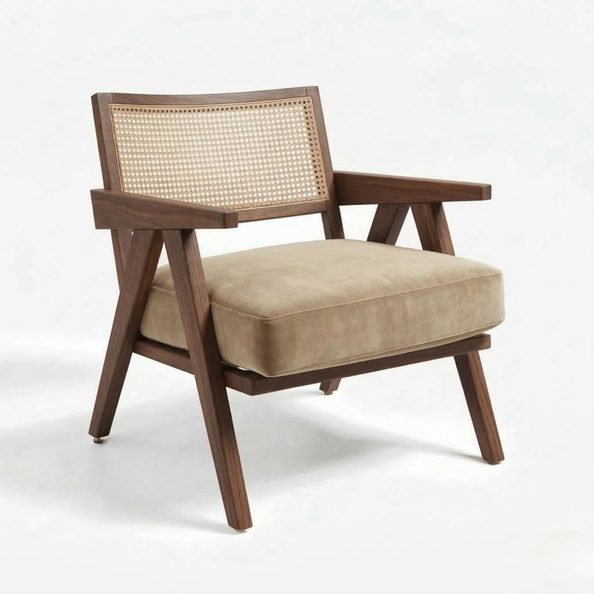 Abel Rattan Accent Arm Chair