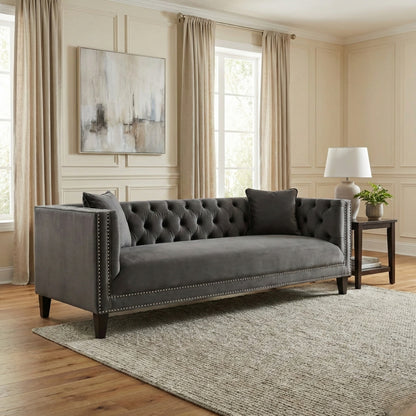 Vogue Tufted 3-Seater Sofa
