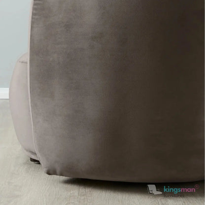 Everbe 2 Seater Sofa - Boucle & Velvet, Mid-Century Luxe, High-Resilience Foam, Meranti Wood Frame Kingsman Furnitures
