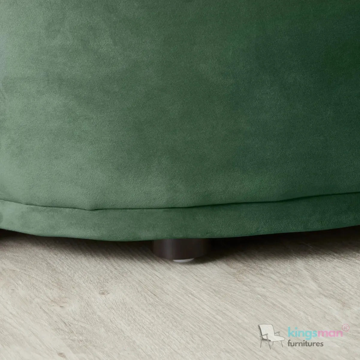 Everbe 2 Seater Sofa - Boucle & Velvet, Mid-Century Luxe, High-Resilience Foam, Meranti Wood Frame Kingsman Furnitures