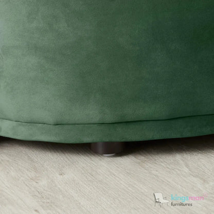 Everbe 2 Seater Sofa - Boucle & Velvet, Mid-Century Luxe, High-Resilience Foam, Meranti Wood Frame Kingsman Furnitures