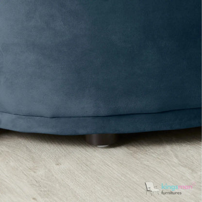 Everbe 2 Seater Sofa - Boucle & Velvet, Mid-Century Luxe, High-Resilience Foam, Meranti Wood Frame Kingsman Furnitures
