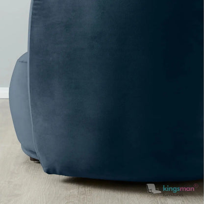 Everbe 2 Seater Sofa - Boucle & Velvet, Mid-Century Luxe, High-Resilience Foam, Meranti Wood Frame Kingsman Furnitures