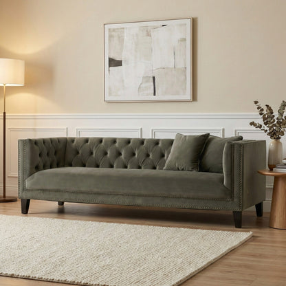 Vogue Tufted 3-Seater Sofa