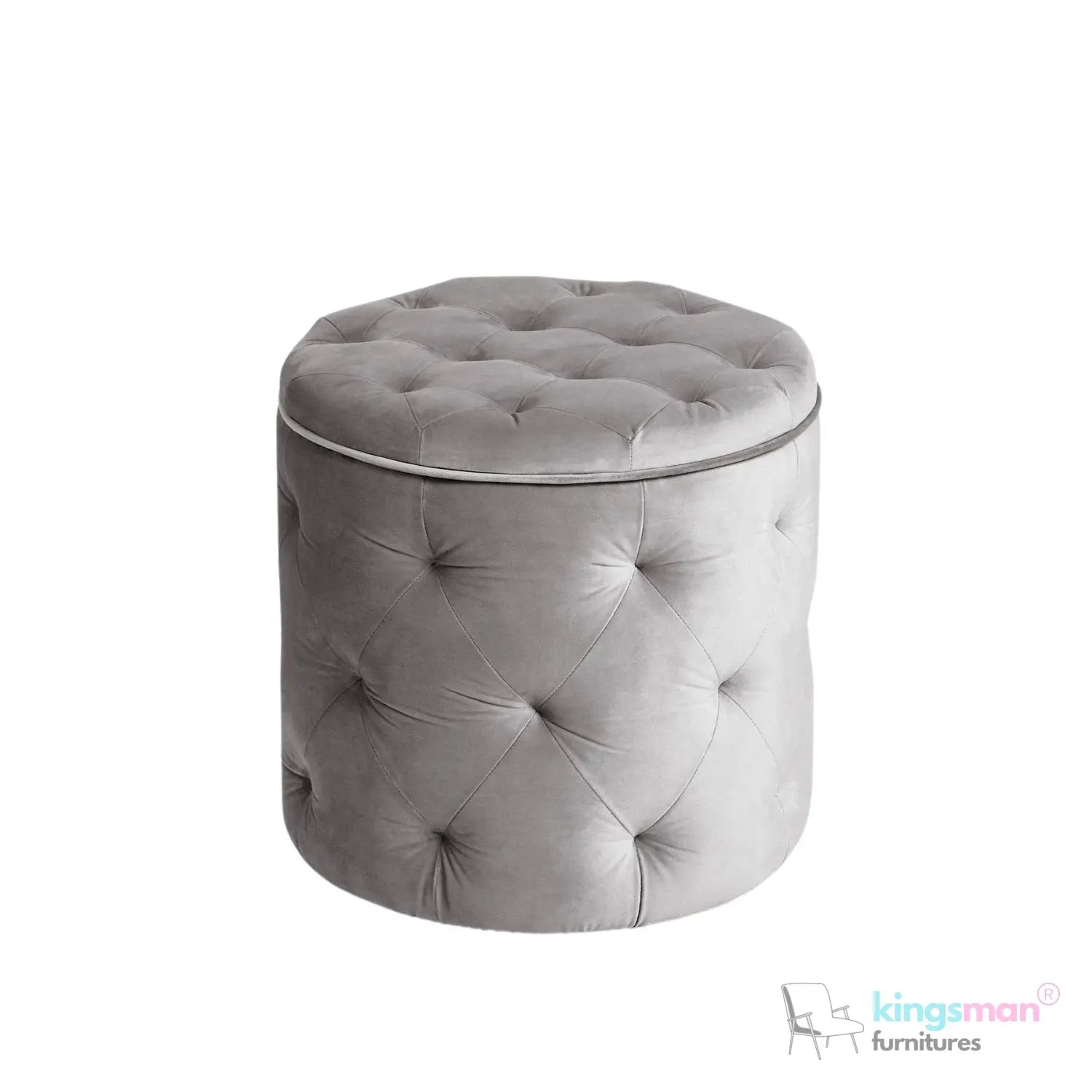 Harfoot Storage Sability - Button-Tufted Upholstered Sability with Hidden Storage | Compact Seating Solution Kingsman Furnitures