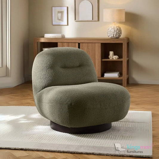Otis Swivel 360 Degree Luxury Accent Chair - Modern Design Kingsman Furnitures