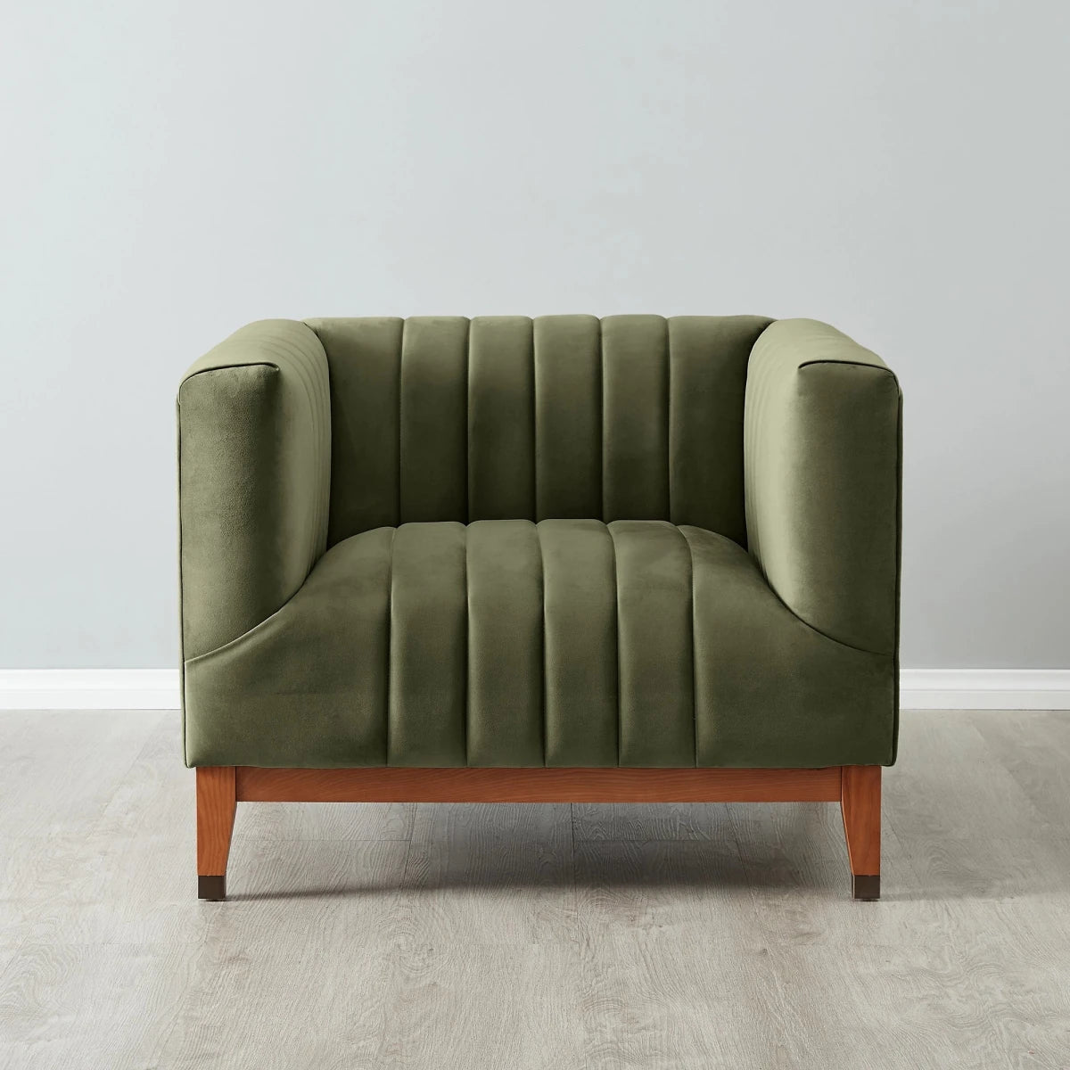 Asfor Velvet Armchair - Kingsman Furnitures