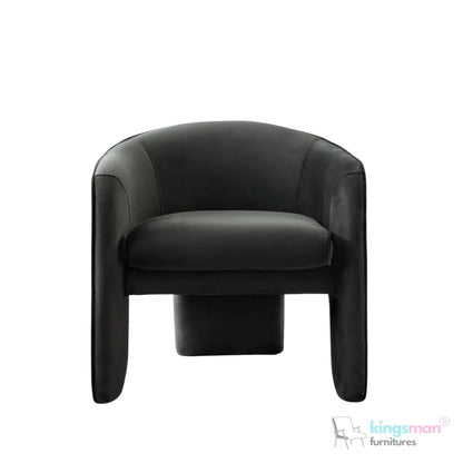 Asther Cream Bouclé Armchair – Contemporary Design with Plush Comfort and Elegant Texture - Kingsman Furnitures