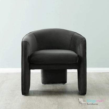 Asther Cream Bouclé Armchair – Contemporary Design with Plush Comfort and Elegant Texture - Kingsman Furnitures