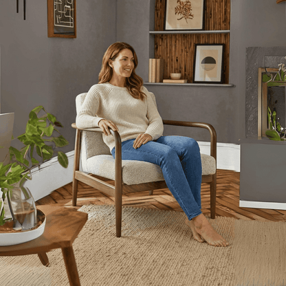 Benett Tufted Accent Armchair - Kingsman Furnitures