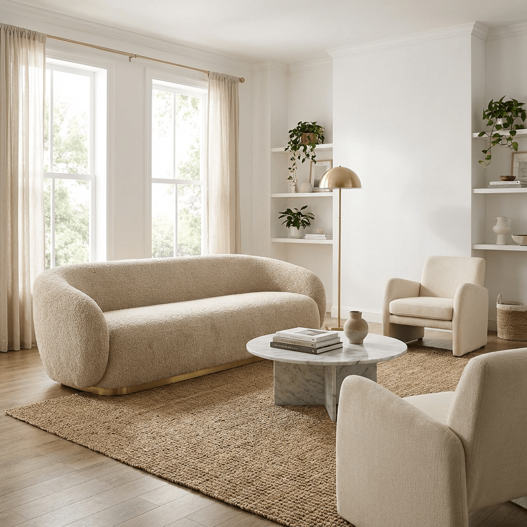 Luxury Fabric Sofa - Brok 3 Seater - Kingsman Furnitures