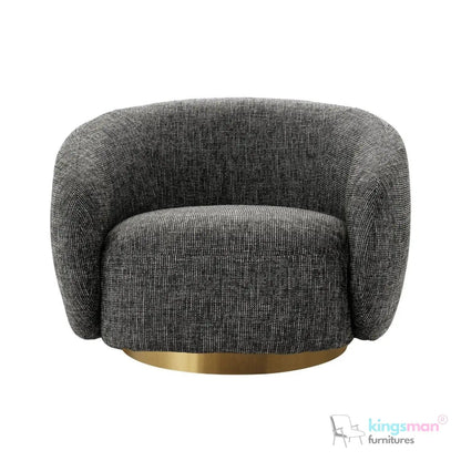 Brok 360° Swivel Chair - Modern Elegance & Comfort - Kingsman Furnitures