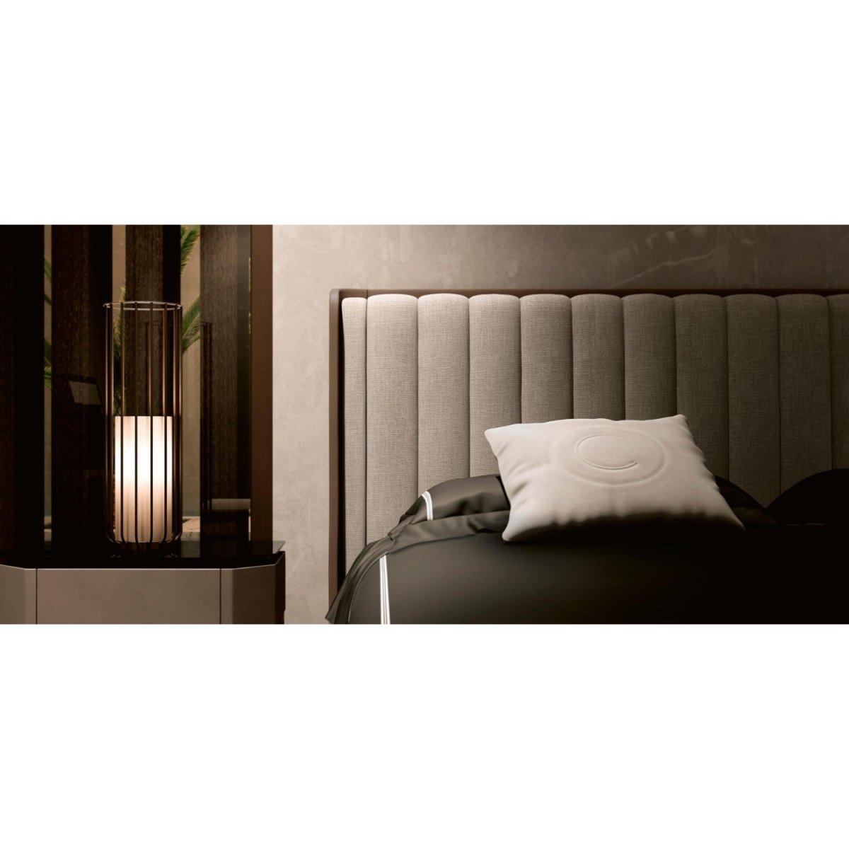 Classic Storage Bed with Headboard - Kingsman Furnitures