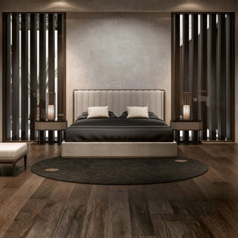 Classic Storage Bed with Headboard - Kingsman Furnitures