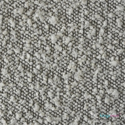 Cream Boucle Curved 3 Seater Sofa | Everbe Luxe Design - Kingsman Furnitures