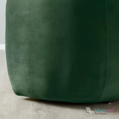 Cream Boucle Curved 3 Seater Sofa | Everbe Luxe Design - Kingsman Furnitures