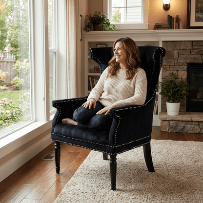 Drako Wingback Armchair - Kingsman Furnitures