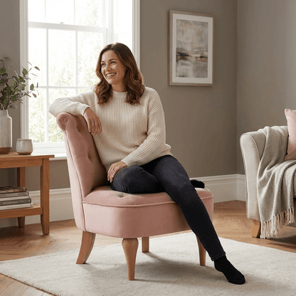 Elisa Tufted Accent Chair - Kingsman Furnitures