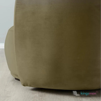 Everbe Cream Boucle Curve 2 Seater Sofa - Luxurious Comfort - Kingsman Furnitures
