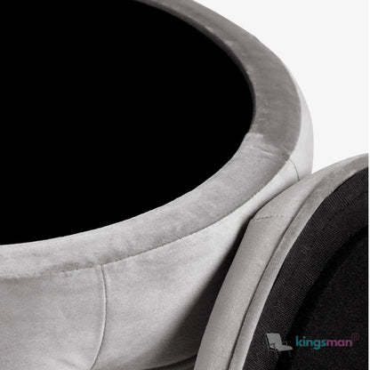 Harfoot Storage Sability - Button - Tufted Upholstered Sability with Hidden Storage | Compact Seating Solution - Kingsman Furnitures