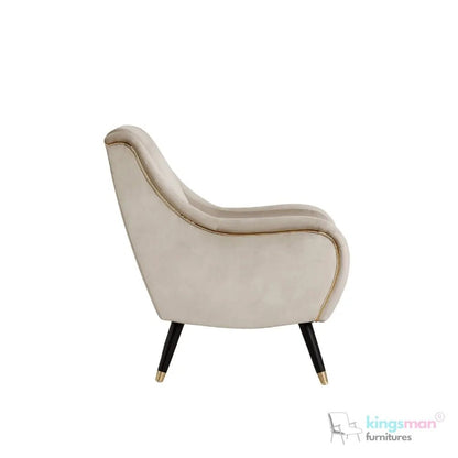 Harriet Velvet Accent Arm Chair - Luxurious & Stylish - Kingsman Furnitures