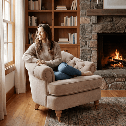 Jesper Chesterfield Armchair - Kingsman Furnitures