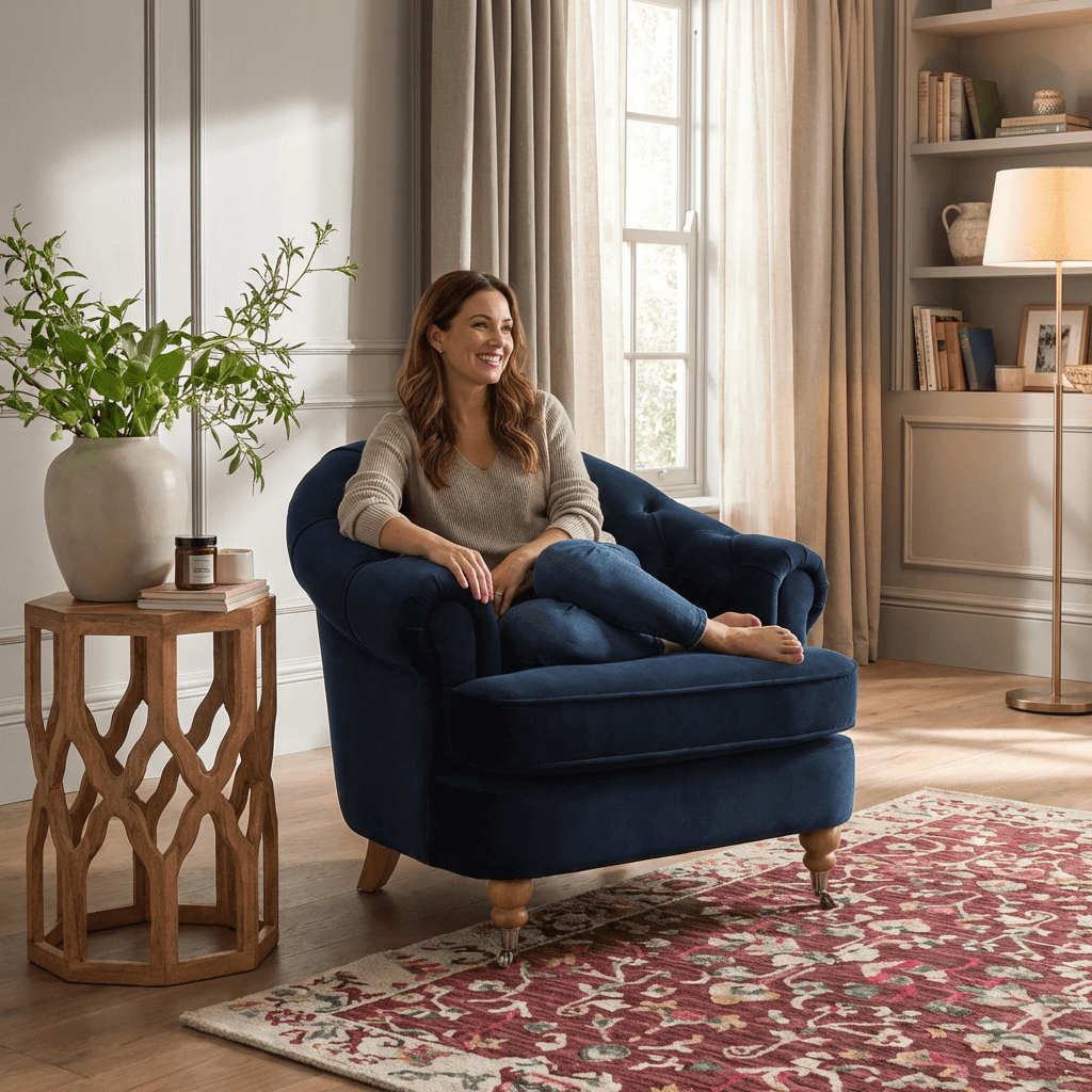 Jesper Chesterfield Armchair - Kingsman Furnitures