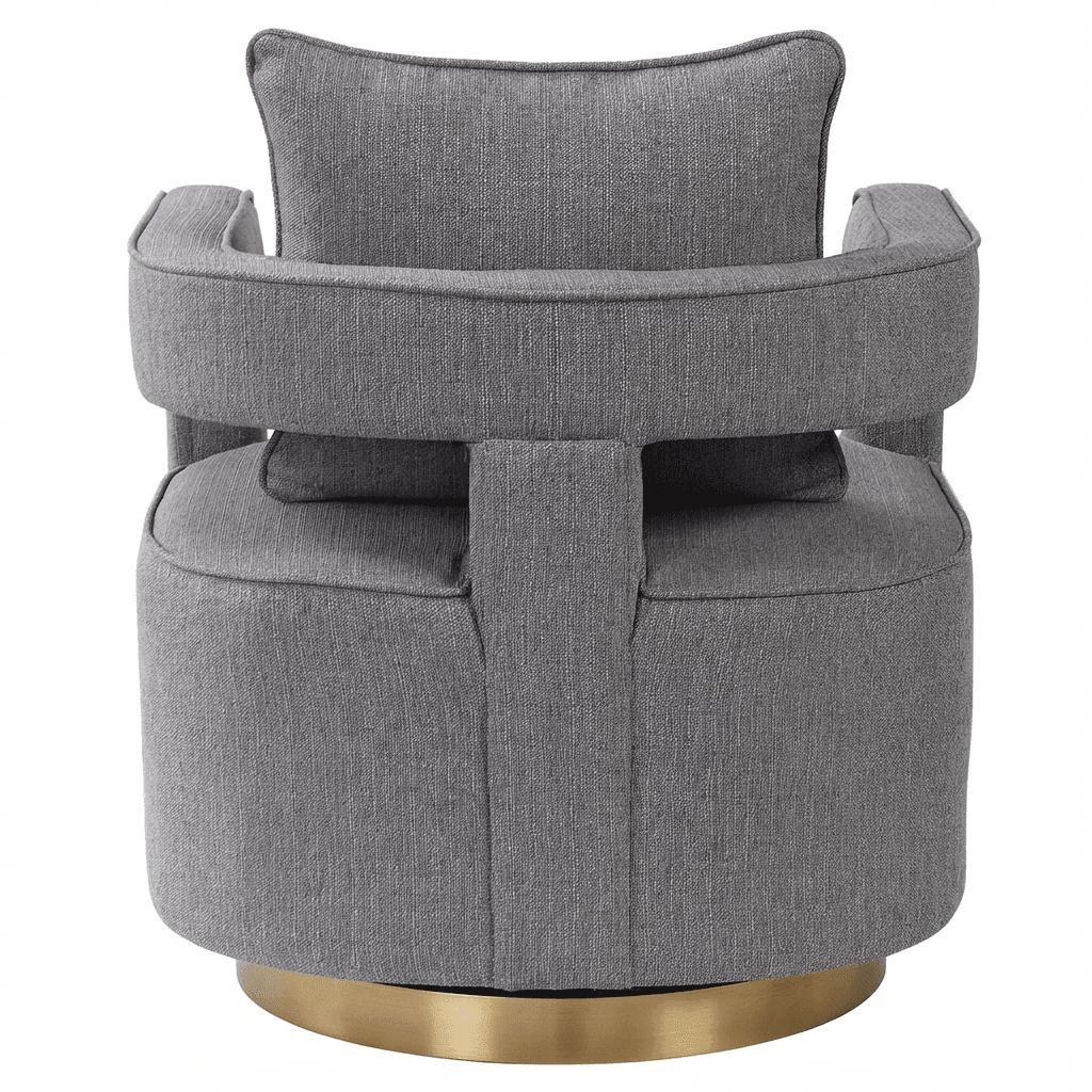 Nixon Swivel Accent Chair - Kingsman Furnitures