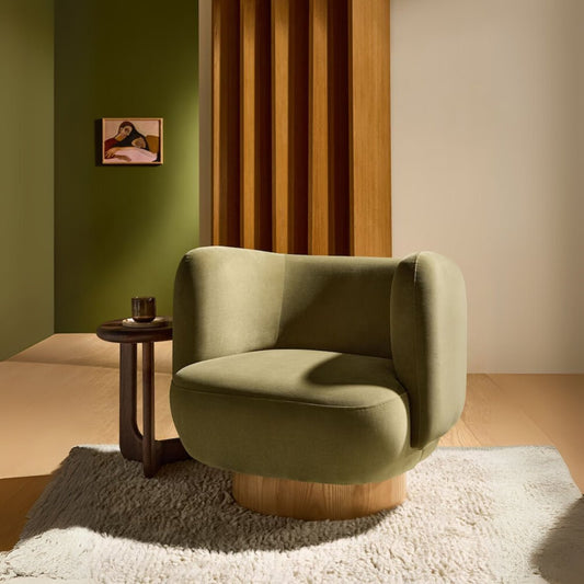 Nova Swivel Accent Chair - Kingsman Furnitures