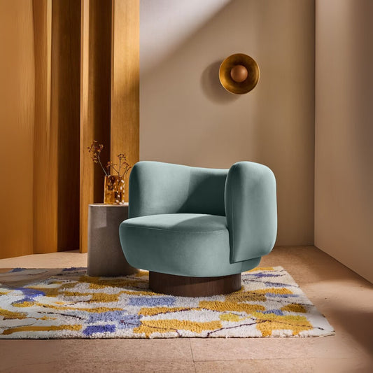 Nova Swivel Accent Chair - Kingsman Furnitures