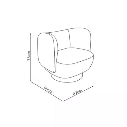 Nova Swivel Accent Chair - Kingsman Furnitures