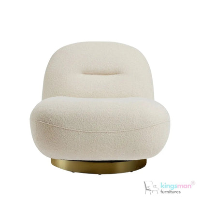 Otis Swivel 360 Degree Luxury Accent Chair - Modern Design - Kingsman Furnitures