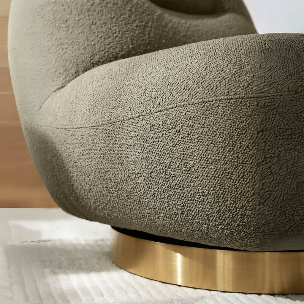 Otis Swivel Luxury Accent Chair - Kingsman Furnitures