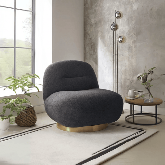 Otis Swivel Luxury Accent Chair - Kingsman Furnitures