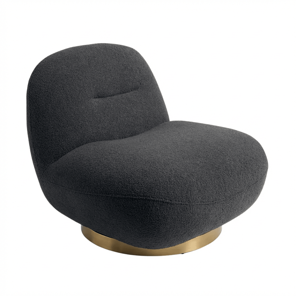 Otis Swivel Luxury Accent Chair - Kingsman Furnitures
