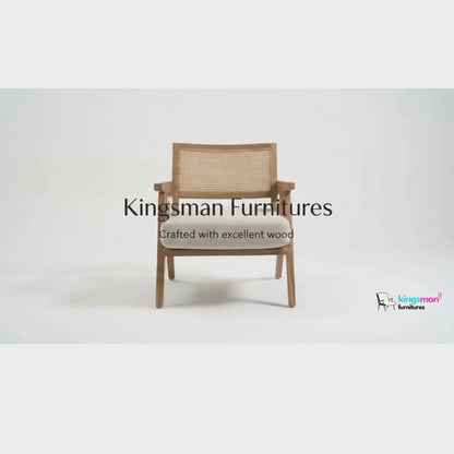 Abel Rattan Accent Arm Chair