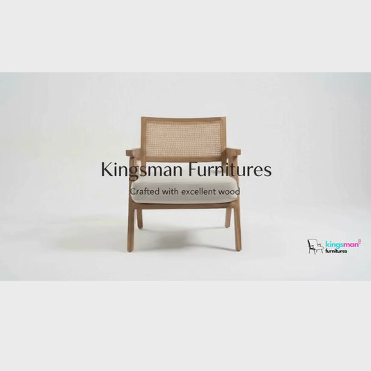 Abel Rattan Accent Arm Chair