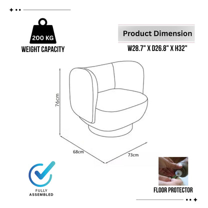 Nova Swivel Accent Chair