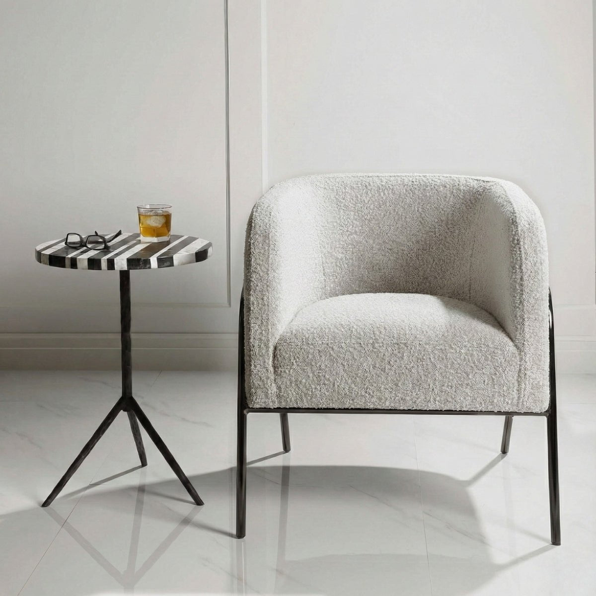 Stylish Jacob Accent Chair - Kingsman Furnitures