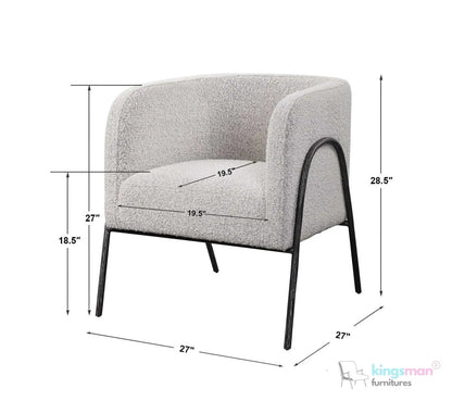 Stylish Jacob Accent Chair - Kingsman Furnitures