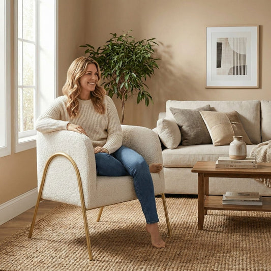 Stylish Jacob Accent Chair - Kingsman Furnitures