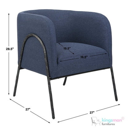 Stylish Jacob Accent Chair - Kingsman Furnitures