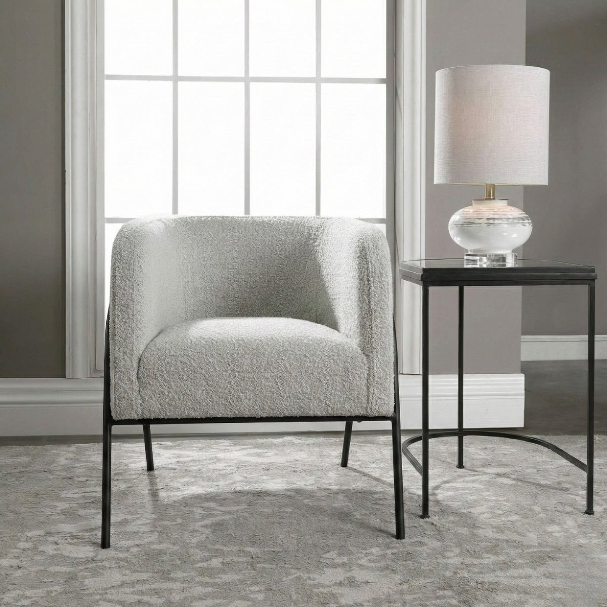 Stylish Jacob Accent Chair - Kingsman Furnitures