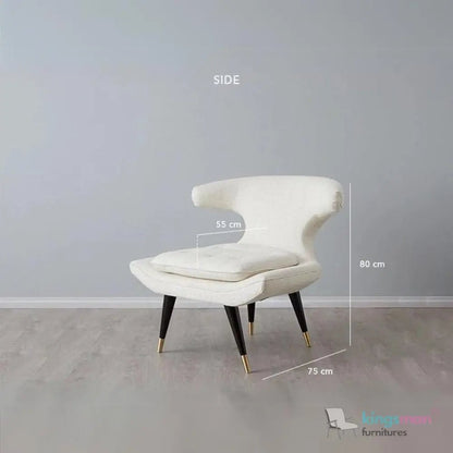 Tarrington Woven Fabric Tufted Accent Chair - Stylish Design - Kingsman Furnitures