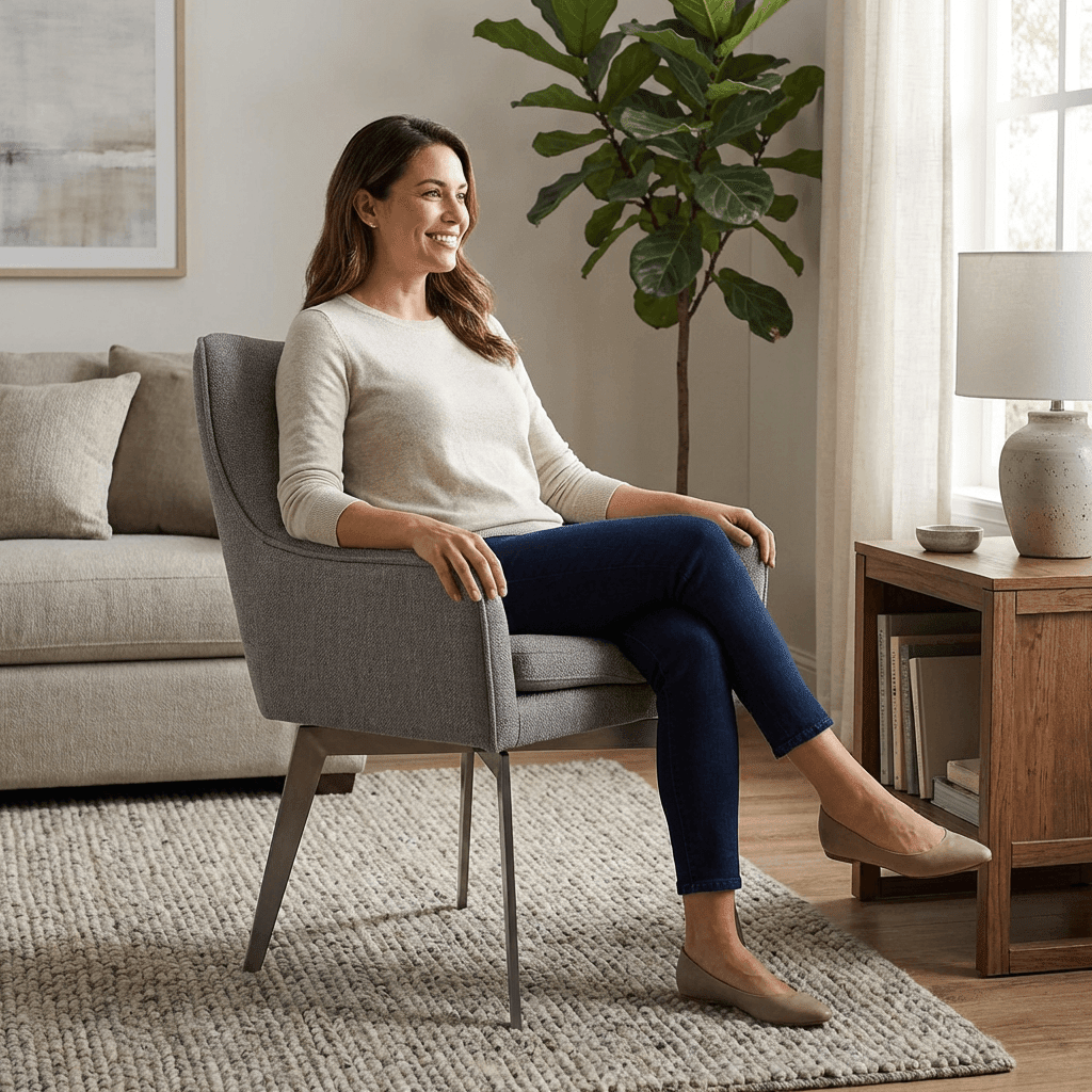 Twisted Swivel Accent Chair - Kingsman Furnitures