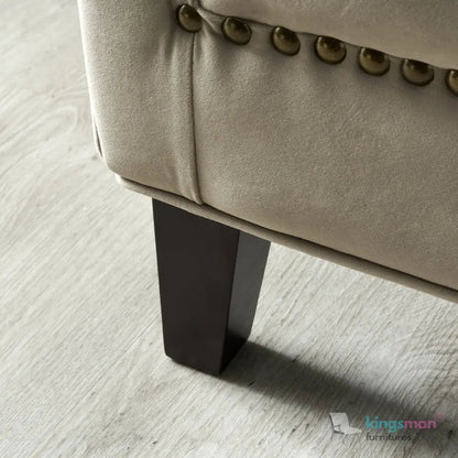 Vogue Velvet Tufted 3 - Seater Sofa - Luxurious Design - Kingsman Furnitures